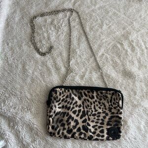 Tintamar nwot leopard chain strap crossbody bag